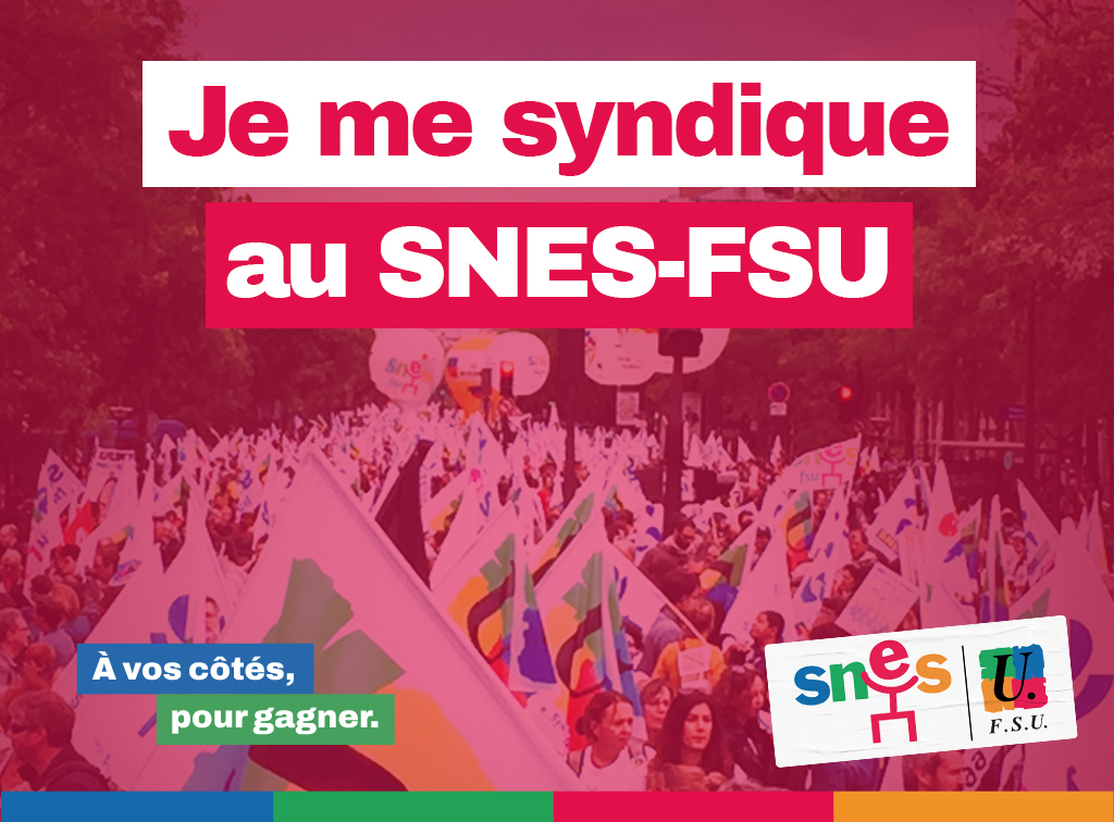 Je me syndique au SNES-FSU