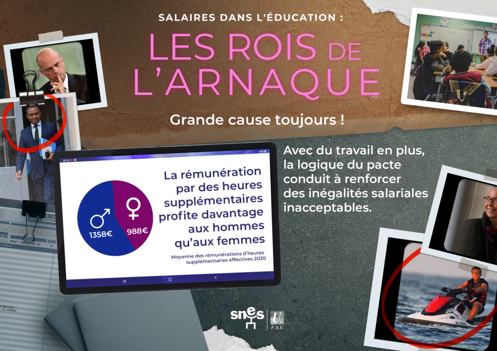 Salaires dans l'éducation : Les rois de l'arnaque

Grande cause toujours !

Avec du travailler plus, la logique du pacte conduit à renforcer des inégalités salariales inacceptables.
