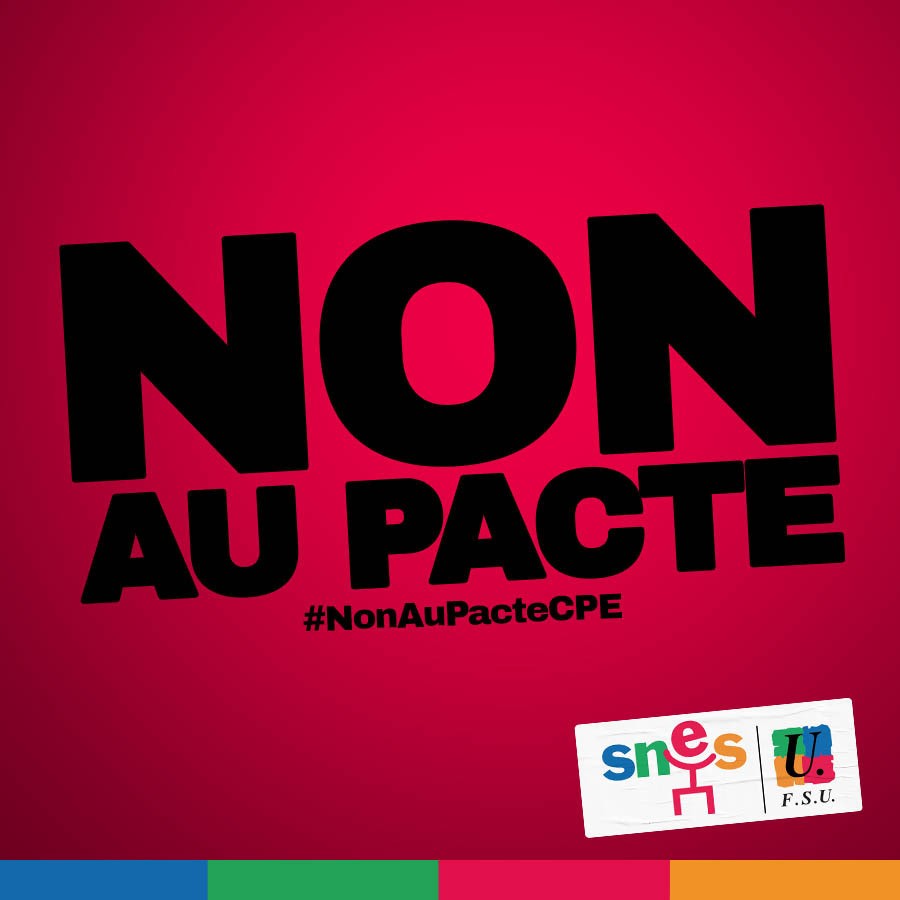 Non au pacte CPE !