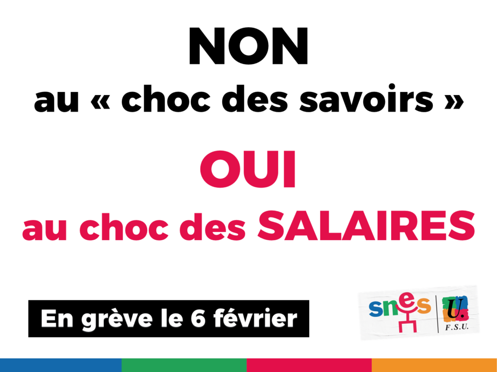 Tract grève du 6 février.