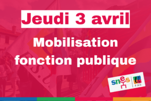 Jeudi 3 avril : mobilisation fonction publique