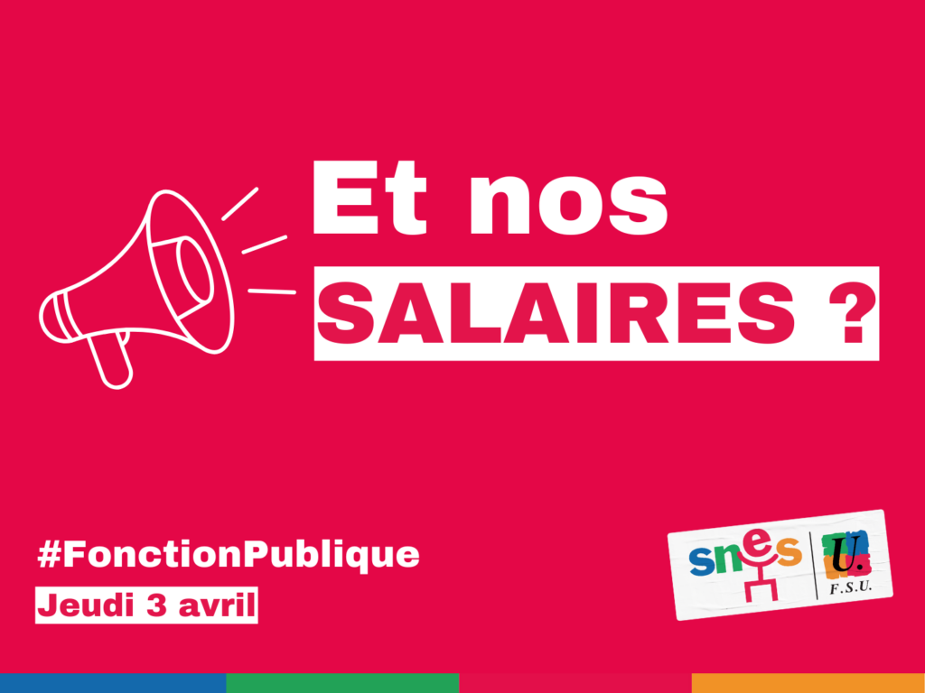 Et nos salaires?