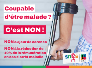 Coupable d'être malade : c'est non ! -10% arrêt maladie