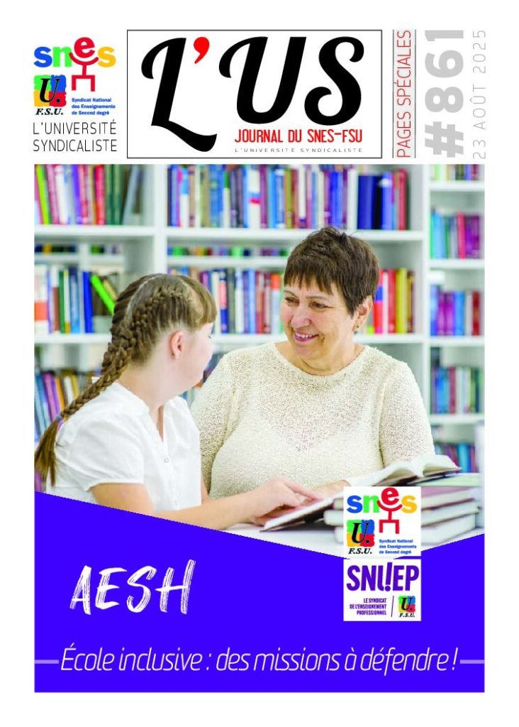 AESH – Supplément de l’US n°861