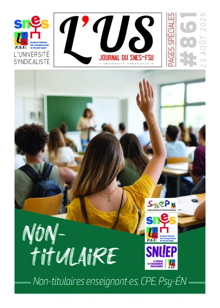 Non-titulaires – Supplément de l’US n°861