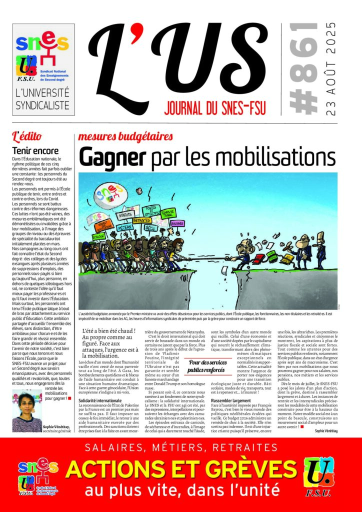 L’US n°861 du 23 août 2025