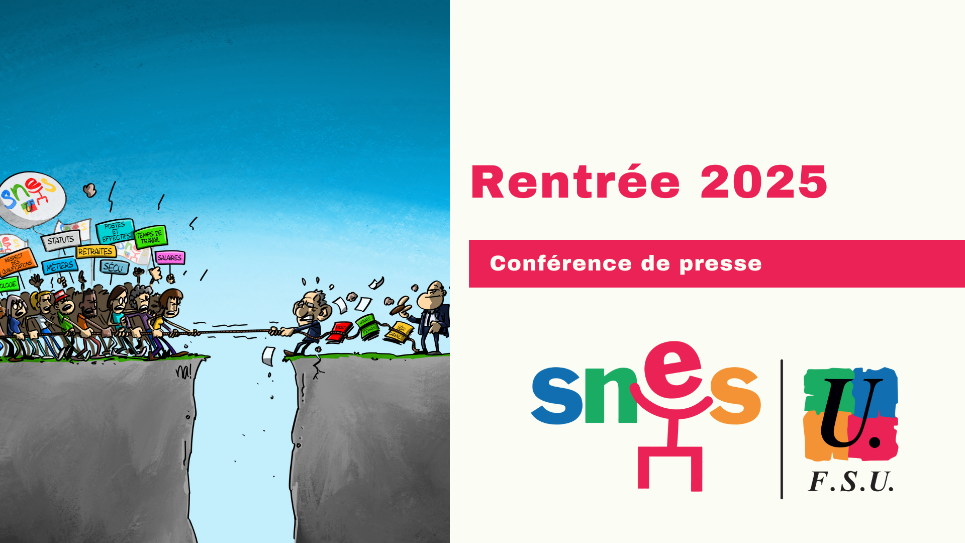 Conférence de presse de rentrée SNES-FSU
