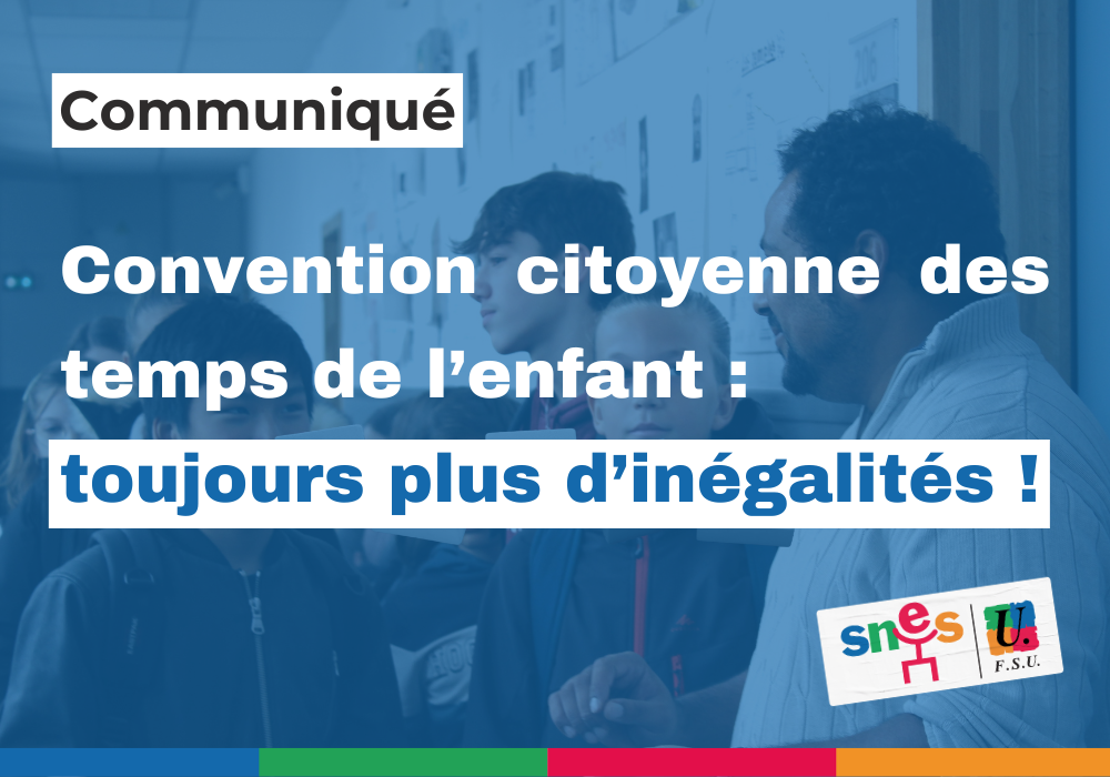 Convention citoyenne des temps de l'enfant