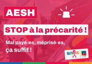 AESH : Stop précarité
