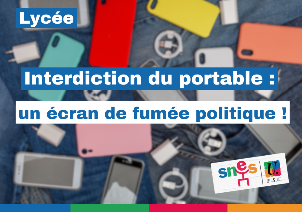 Interdiction du portable : un écran de fumée politique