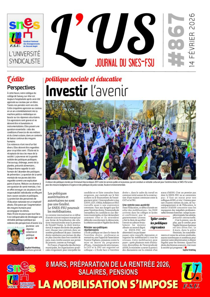 L’US n°867 du 14 février 2026