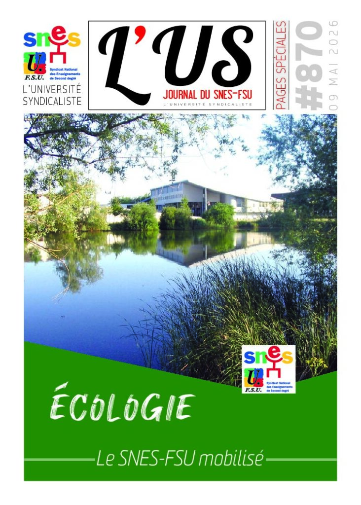 Écologie – Supplément de l’US n°870