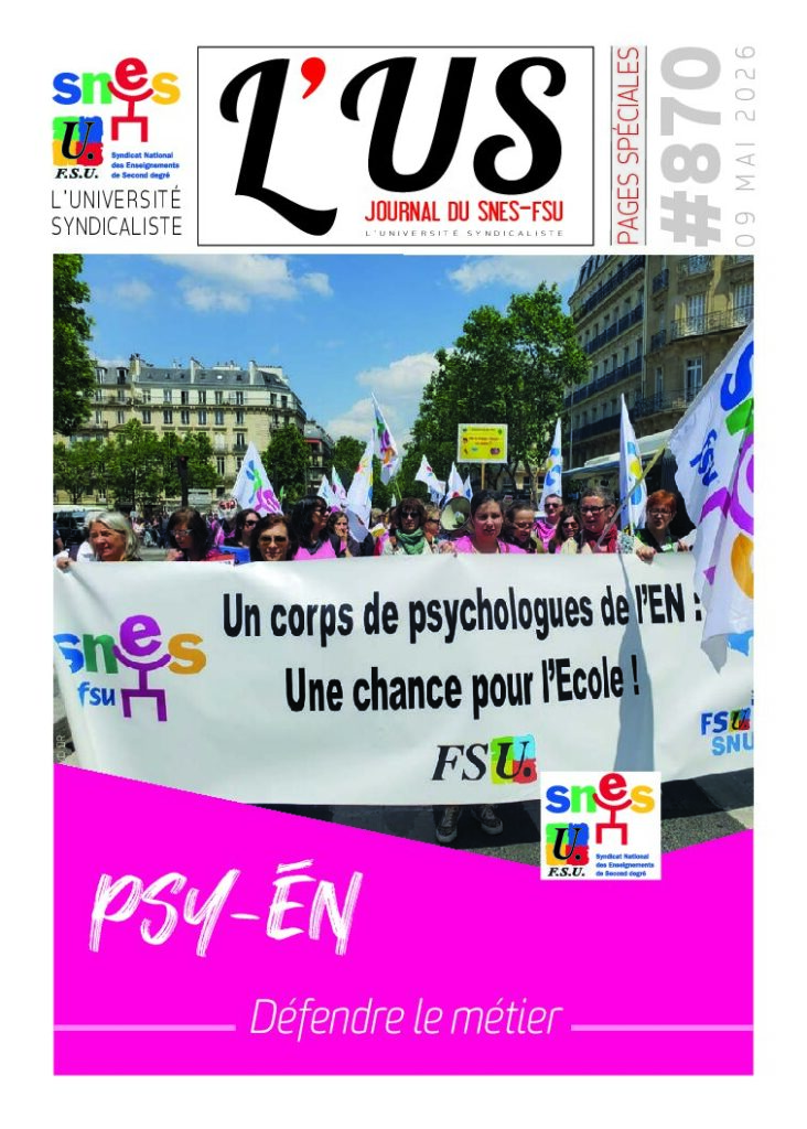 Psy-En – Supplément de l’US n°870