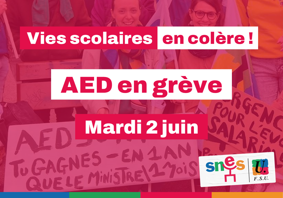 AED en grève le 2 juin