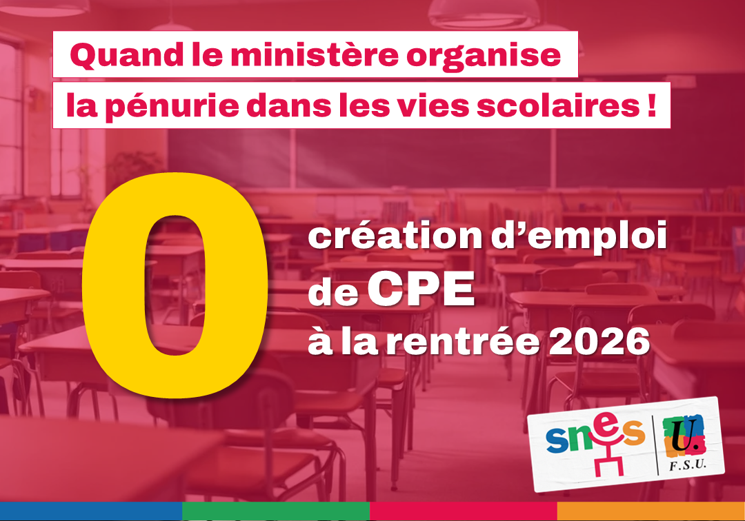 0 création de CPE à la rentrée 2026