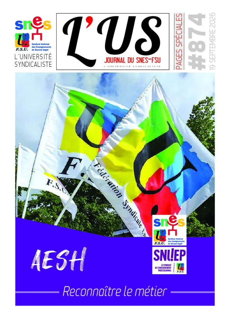 AESH – Supplément de l’US n°874