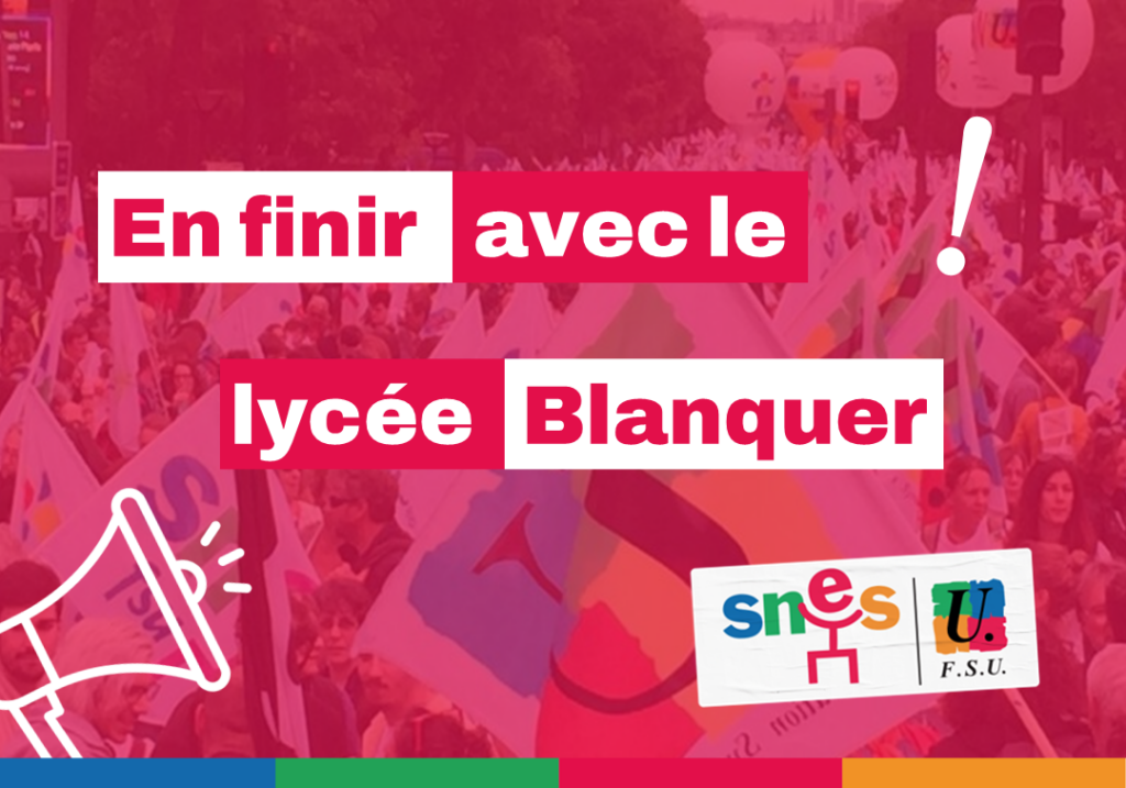 En finir avec le lycée Blanquer !