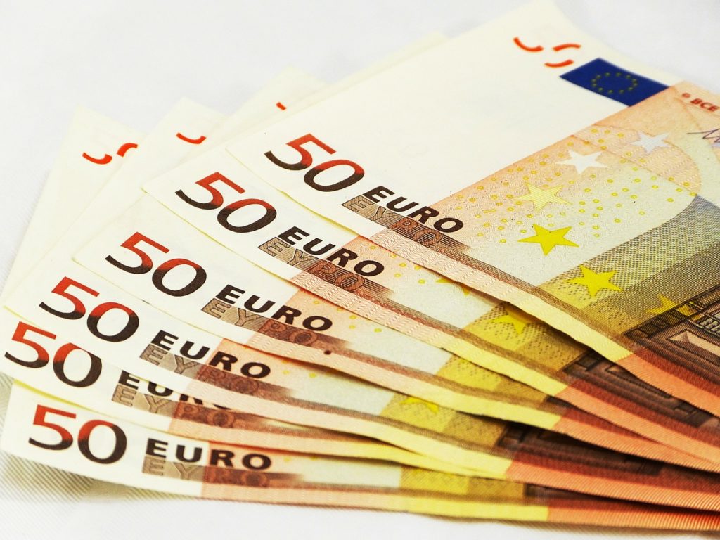 billets de cinquante euros